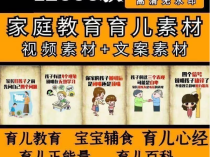 12000款家庭教育育儿素材视频,素材文案素材育儿教育宝宝辅食