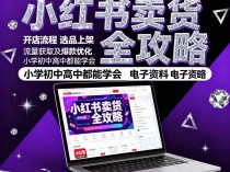 2025小红书带货全攻略视频教程基础到精通运营小红书教程